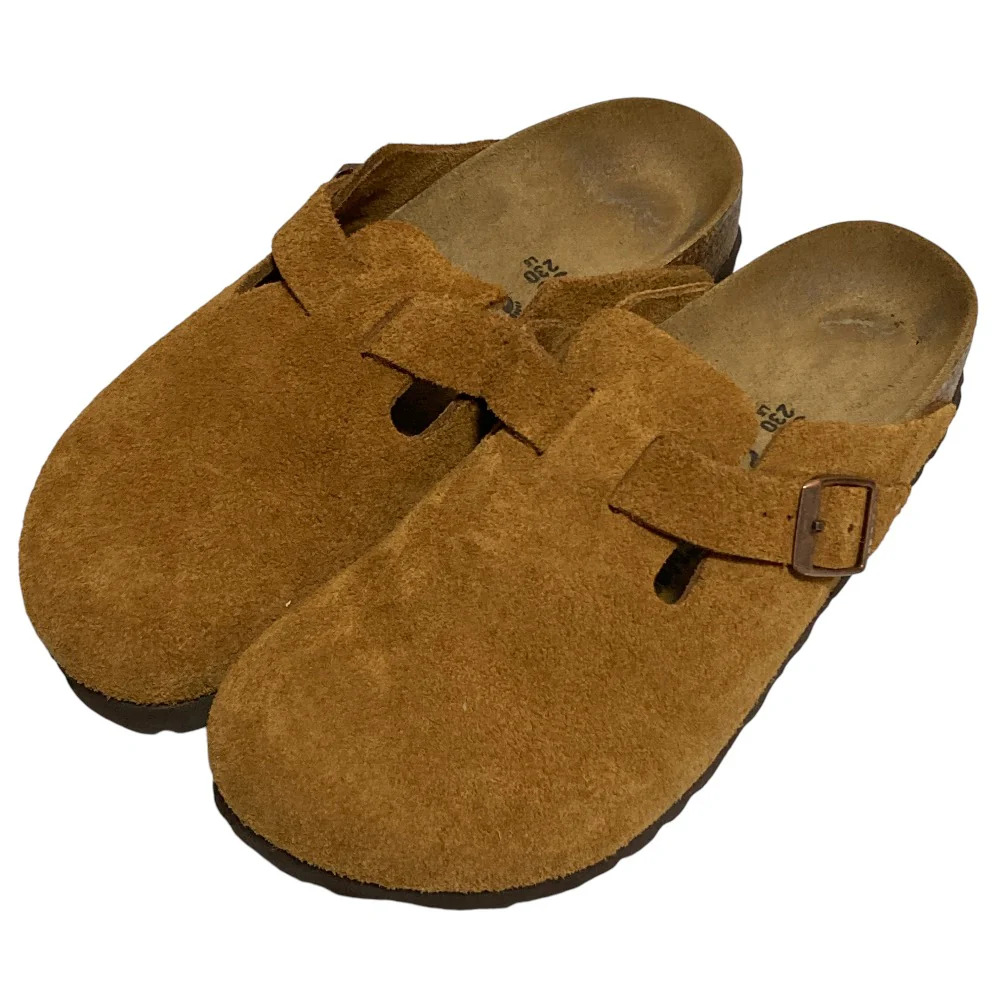 Birkenstock Boston Suede Clog Sandals - Image 2