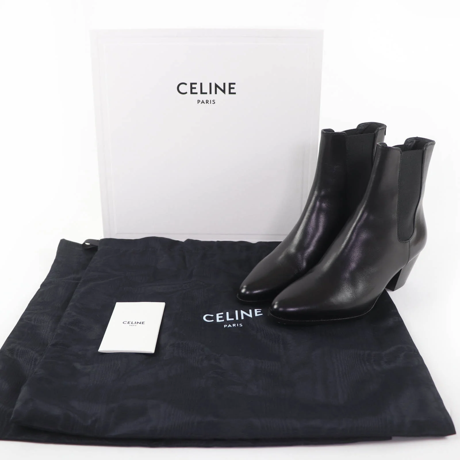 CELINE Jacno Leather Boots - Image 2