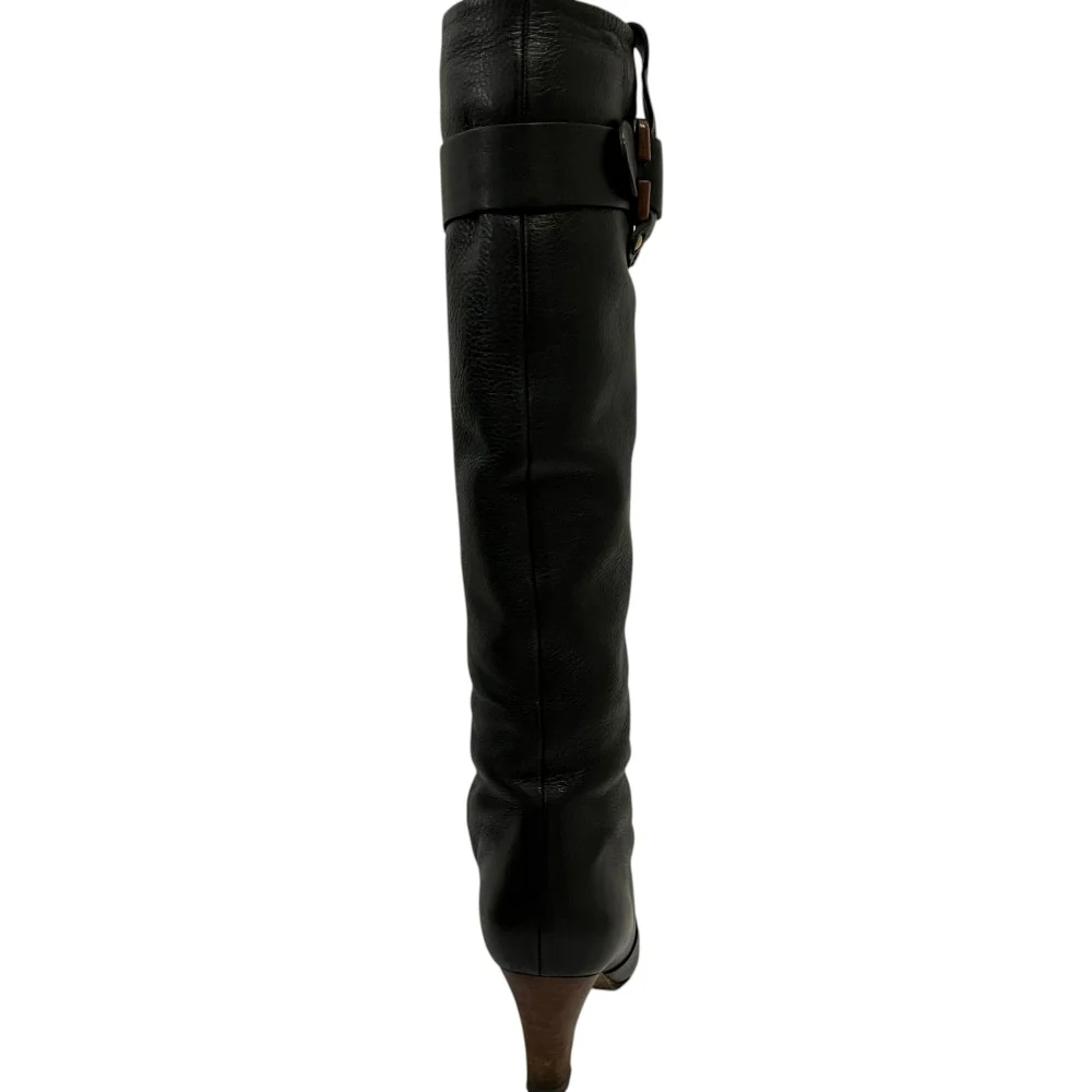 Chloe Leather Long Boots - Image 4