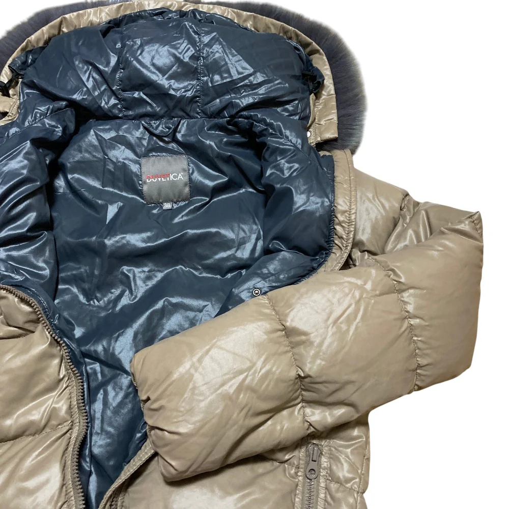 DUVETICA KAPPA Hooded Long Down Jacket - Image 3