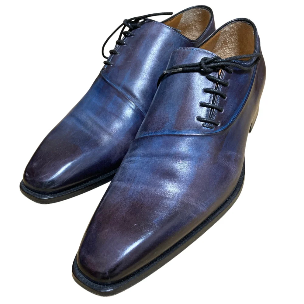 Francesco Benigno Patina Leather Dress Shoes
