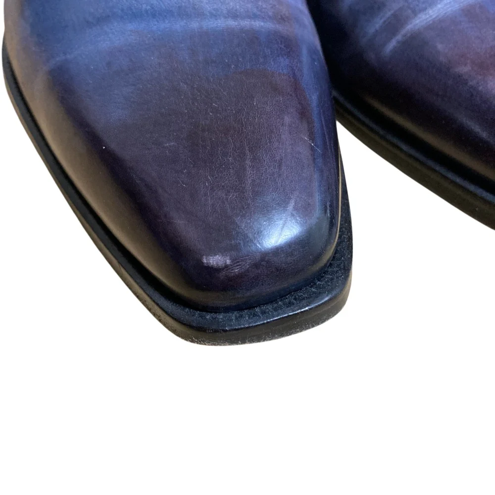 Francesco Benigno Patina Leather Dress Shoes - Image 11