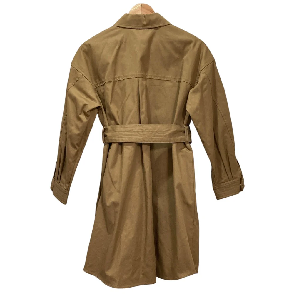 Herlipto Belted Gabardine Cotton Jacket - Image 2