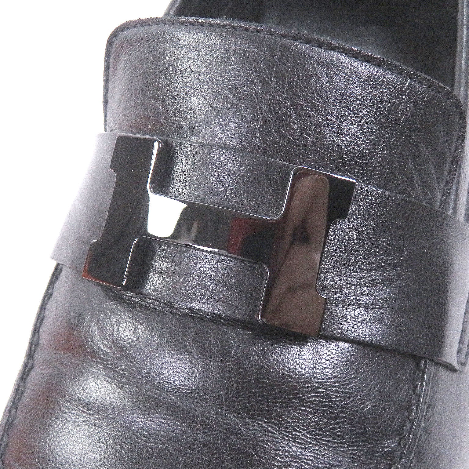 Hermes Constance Leather Loafers - Image 7