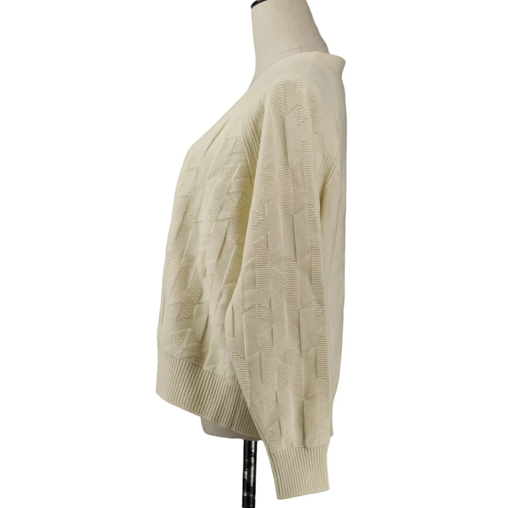 Hermes Jacquard Knit Cardigan - Image 3