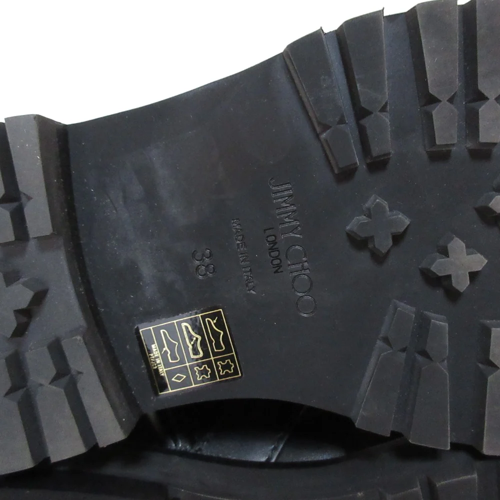 Jimmy Choo CORA FLAT CRYSTAL Combat Boots - Image 6