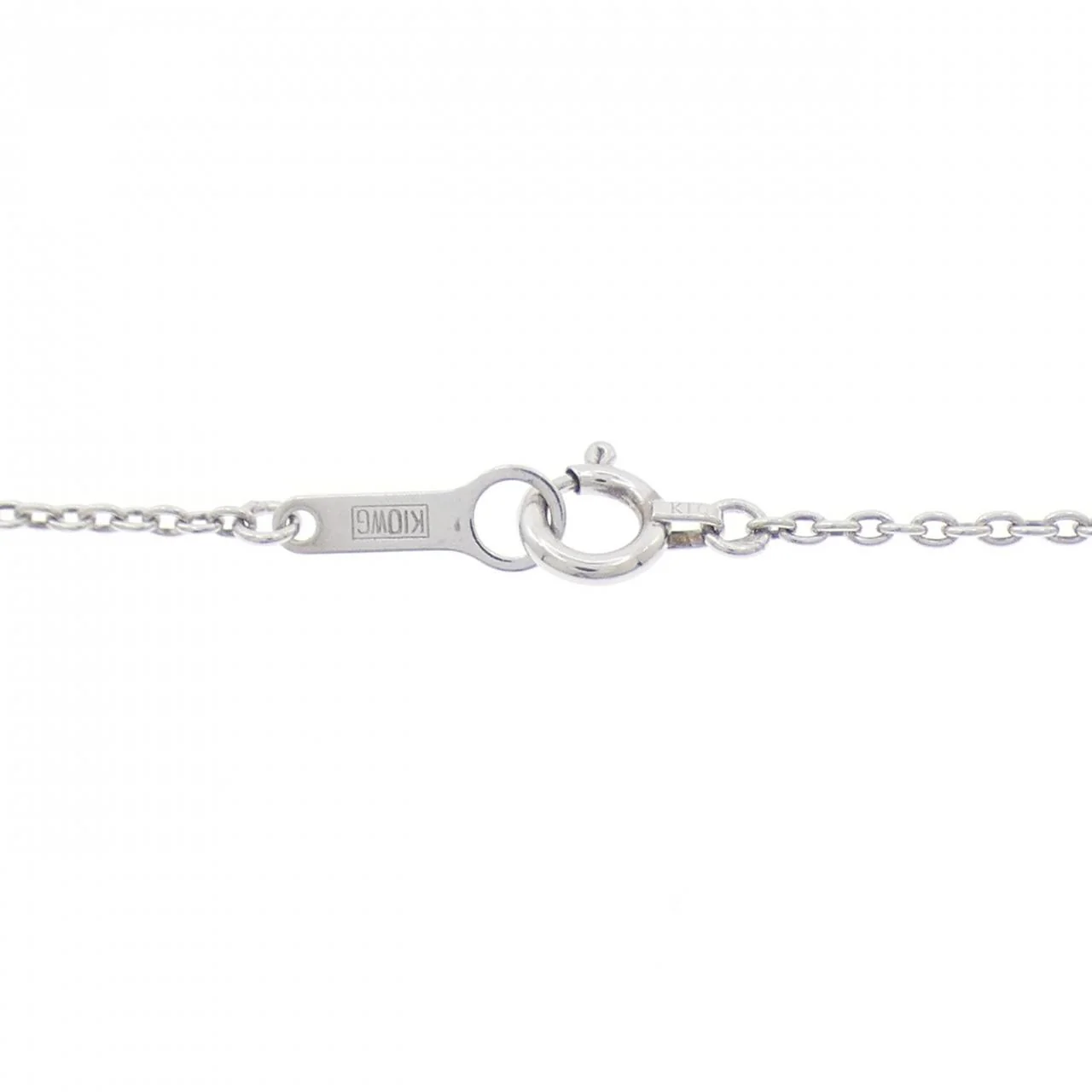 K10 White Gold Cross Diamond Necklace - Image 5