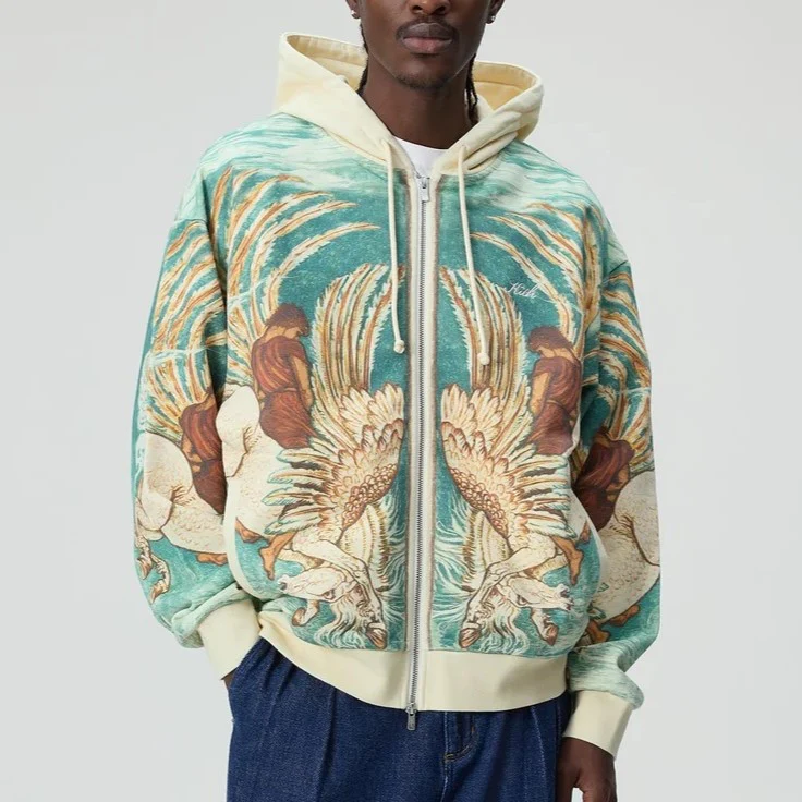 KITH NYC Pegasus Nelson Cotton Hoodie - Image 3