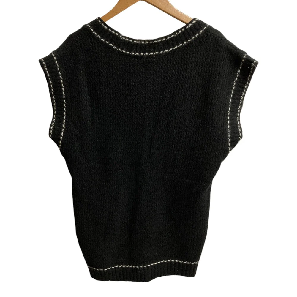 MACPHEE Wool Knit Vest - Image 3