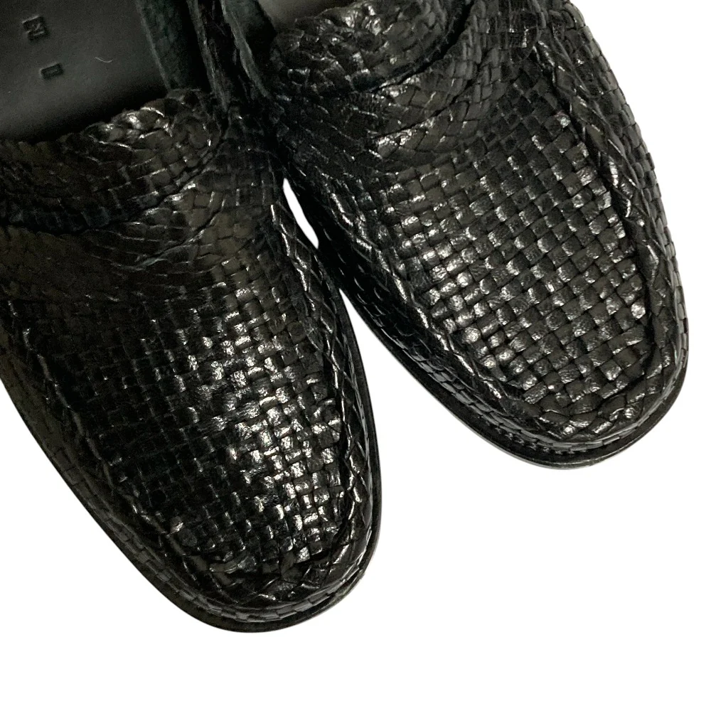 Marni Intrecciato Leather Loafers - Image 7