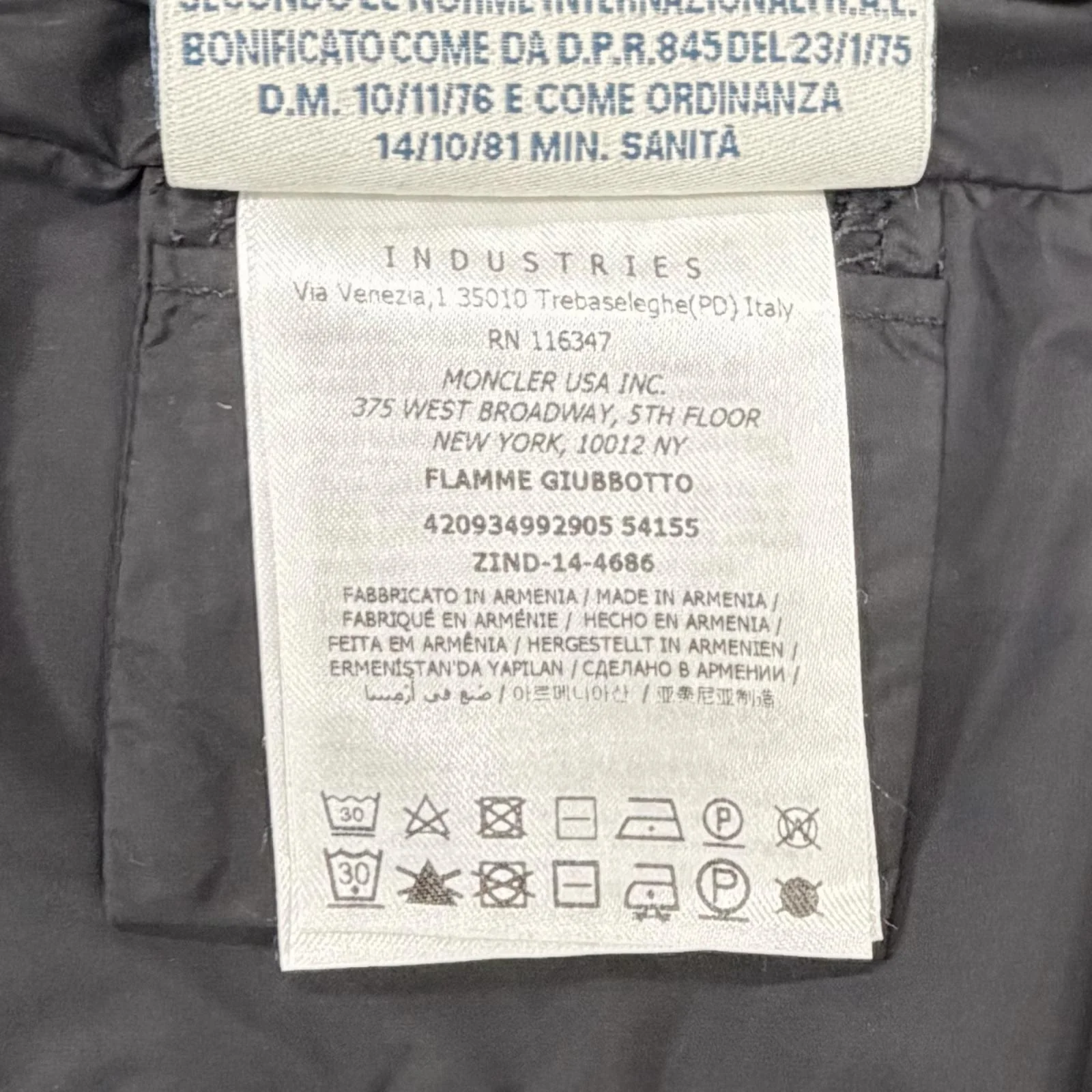 Moncler FLAMMETTE Nylon Down Coat - Image 12