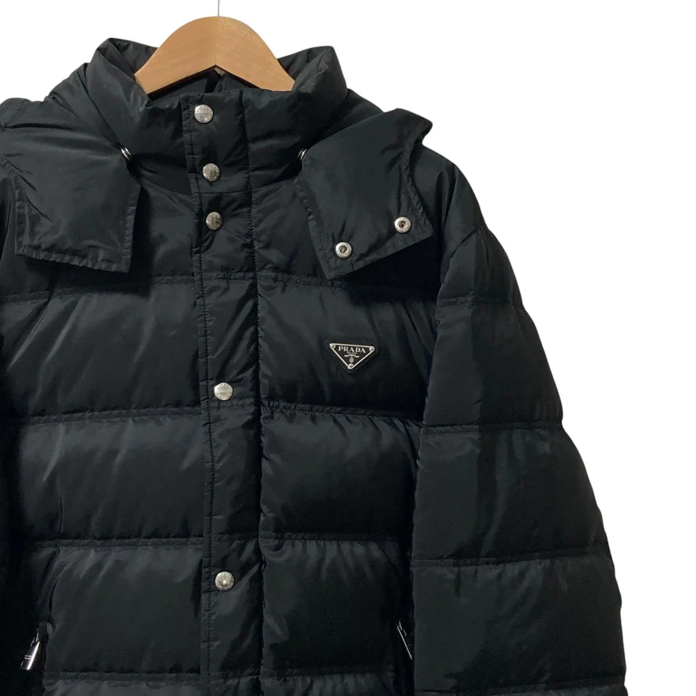 Prada Down Hooded Jacket - Image 2