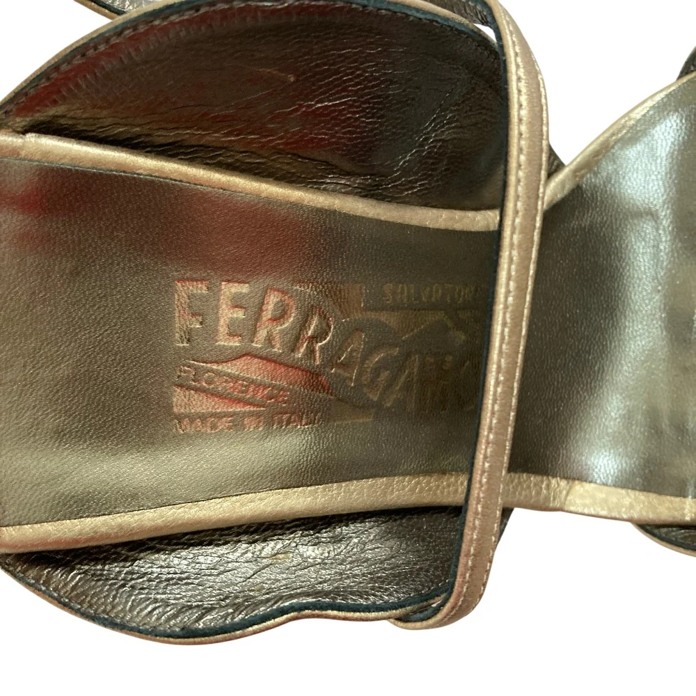 Salvatore Ferragamo Leather Sandals - Image 7