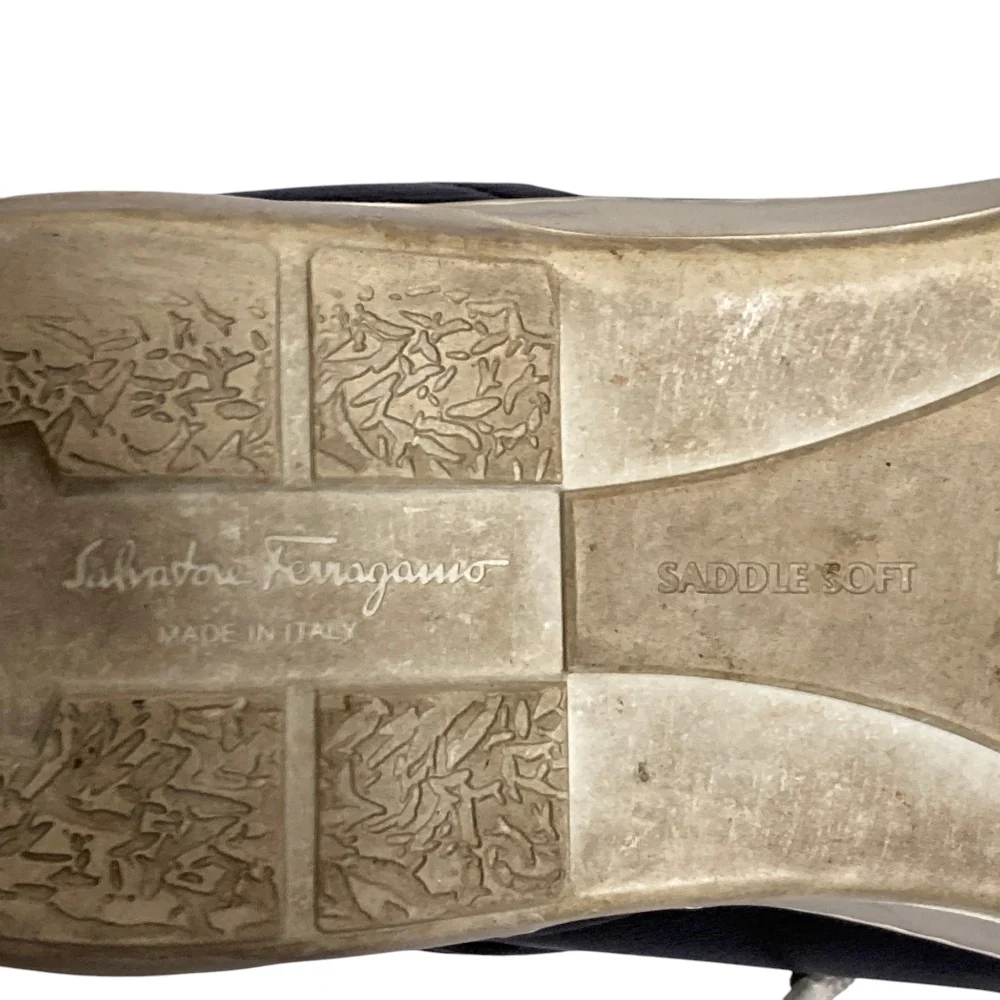 Salvatore Ferragamo Leather Sneakers - Image 10