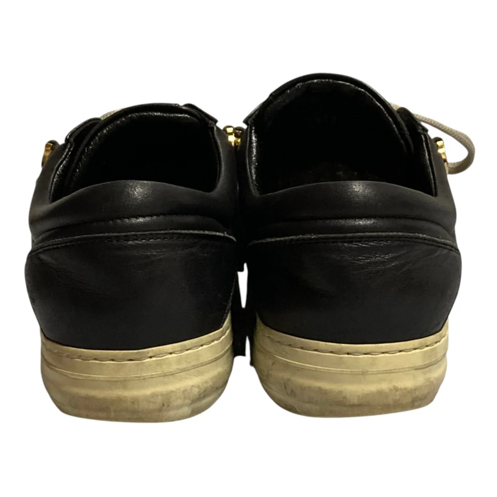 Salvatore Ferragamo Leather Sneakers - Image 4