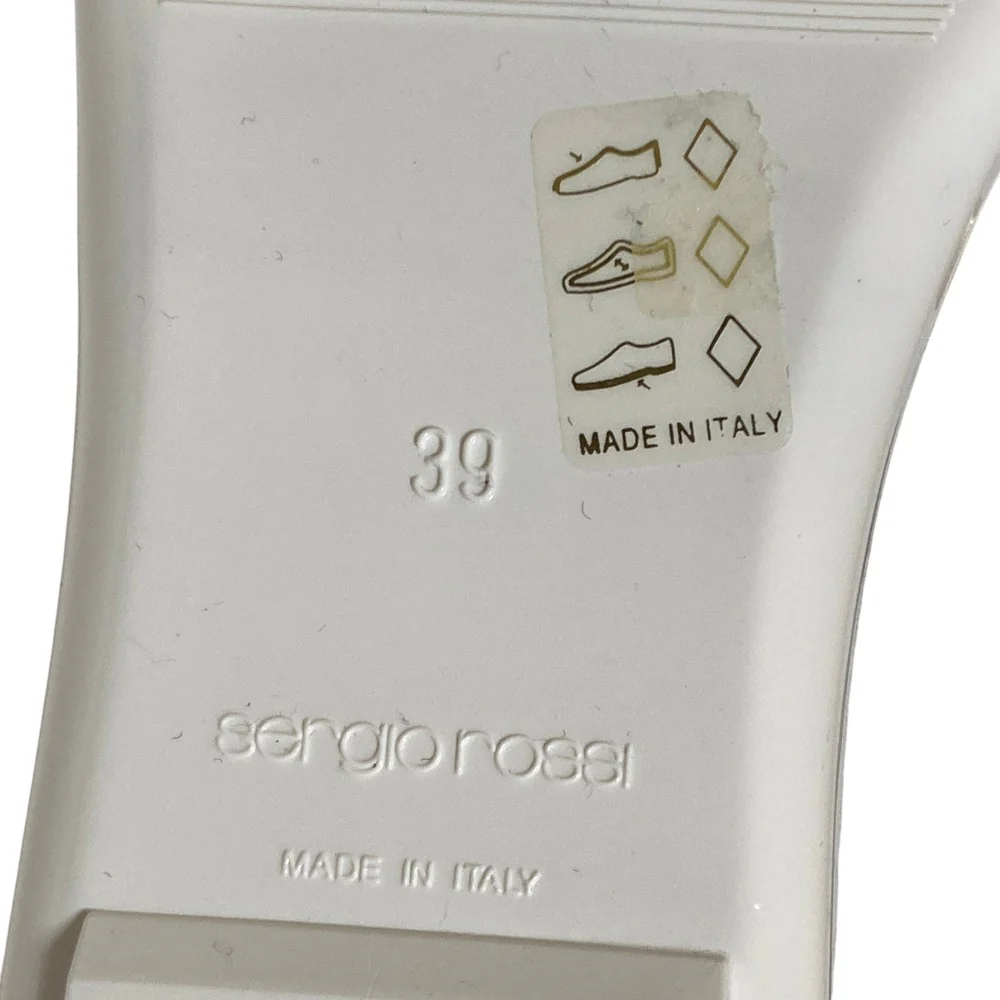 Sergio Rossi Rubber Thong Sandals - Image 8