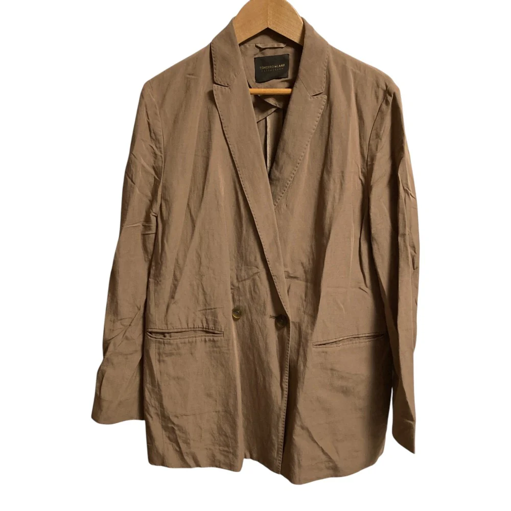 TOMORROWLAND Compact Linen Double Breasted Jacket