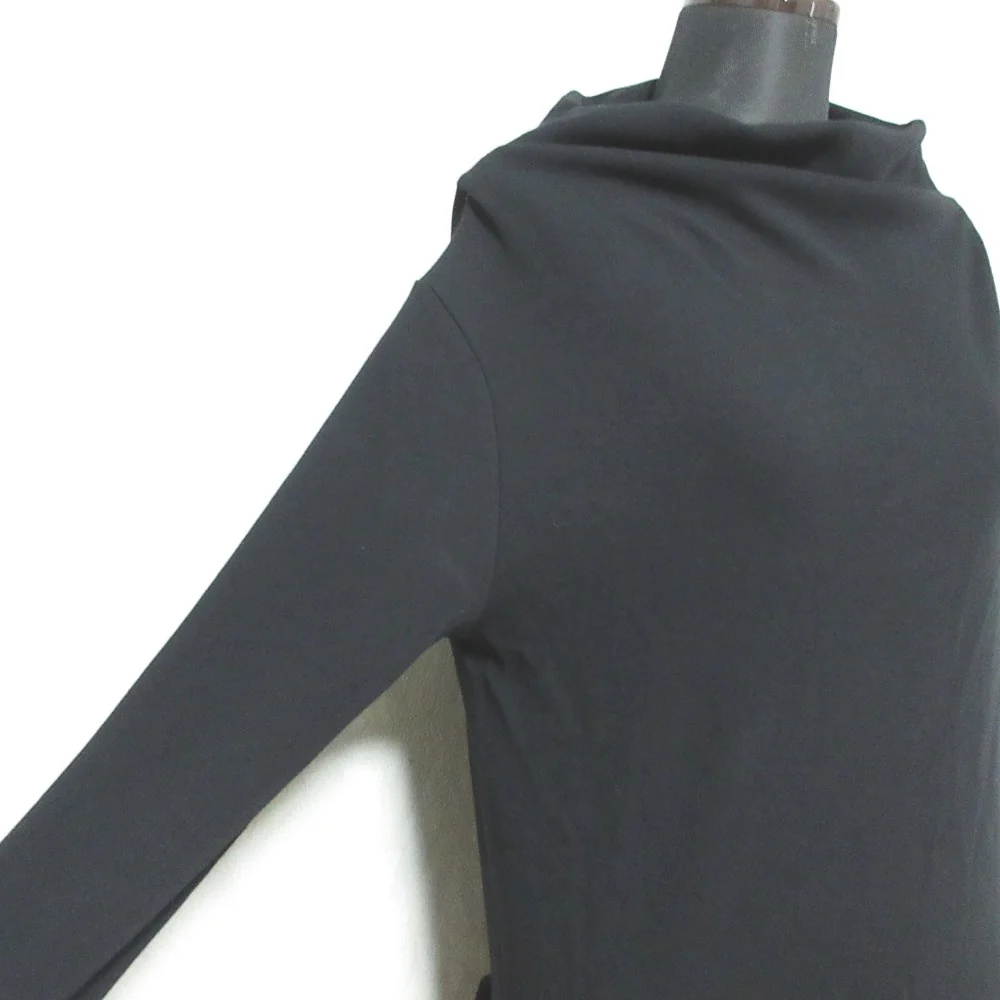 Yohji Yamamoto HARD TWIST PONTE Asymmetric Hem T shirt - Image 5